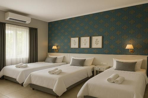 Postel nebo postele na pokoji v ubytování Çorlu Safir Hotel & City Center