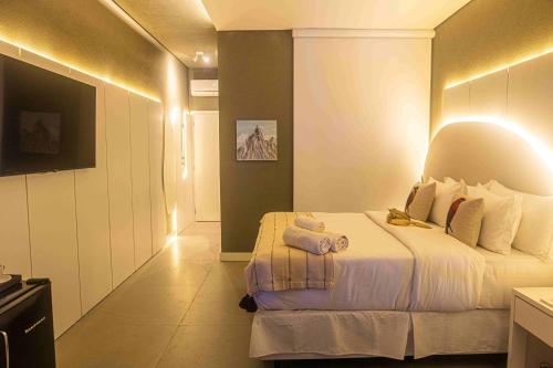 Televisyen dan/atau pusat hiburan di SDesign Paraty Hotel