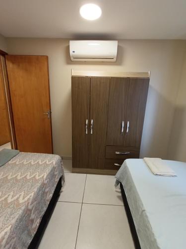 Ένα ή περισσότερα κρεβάτια σε δωμάτιο στο Apart 2 habitaciones vista a Itaipú - 32