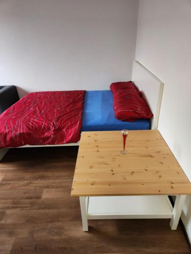 Postel nebo postele na pokoji v ubytování Central Apartment in Bad wörishofen