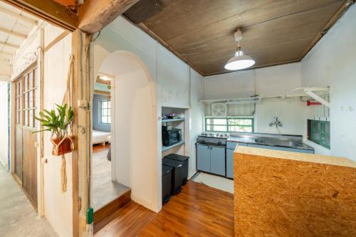 Dapur atau dapur kecil di 民宿月の桃