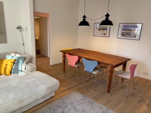 Posezení v ubytování Traumhafter Altbau am See