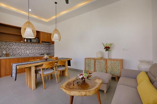 Χώρος καθιστικού στο Villa telabah Ubud
