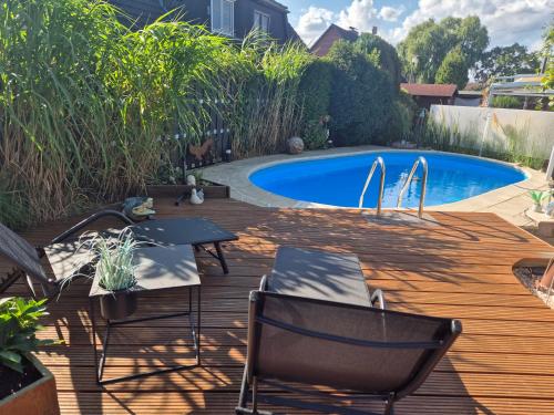 Bazén v ubytování Ferienhaus Ankinchen nebo v jeho okolí