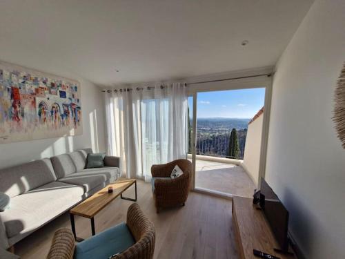 Appartement climatisé avec terrasse et vue panoramique