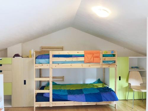 Postel nebo postele na pokoji v ubytování Peter giardino e casa sul lago