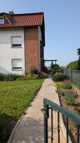 Κήπος έξω από το Apartment Feldblick Karben
