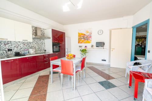 Dapur atau dapur kecil di Amarin Pisa Apartment