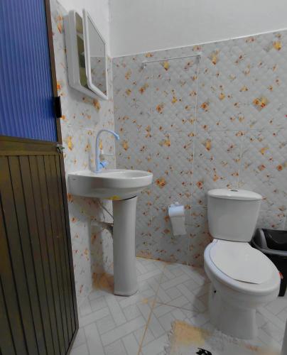 Un baño de Seven Hotel