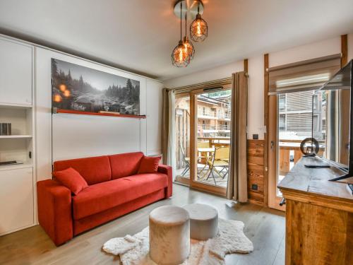 Appartement T2 au cœur des Gets, 4 pers, balcon, parking