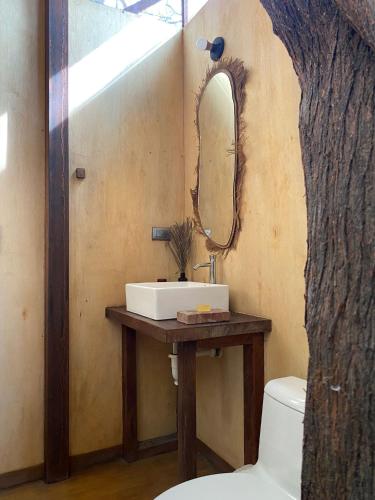 Un baño de Los Asentamientos