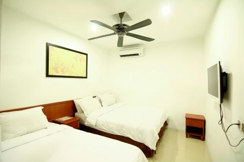 Cama o camas de una habitación en AG Hotel Penang
