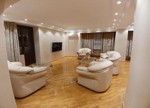 Χώρος καθιστικού στο F1 Luxury Apartment