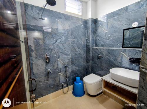 Koupelna v ubytování Hotel Rajarhat Palace