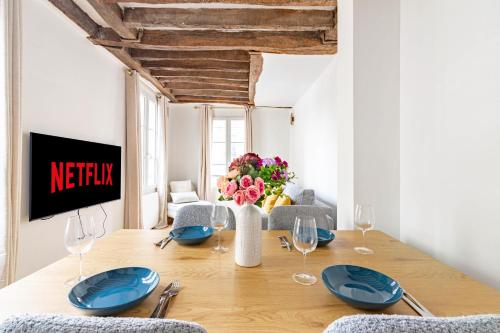 Appartement Quartier Fontaine Chatelet Les Halles Free Netflix