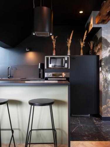 Dapur atau dapur kecil di Project 47 - self check-in, 4th and last floor