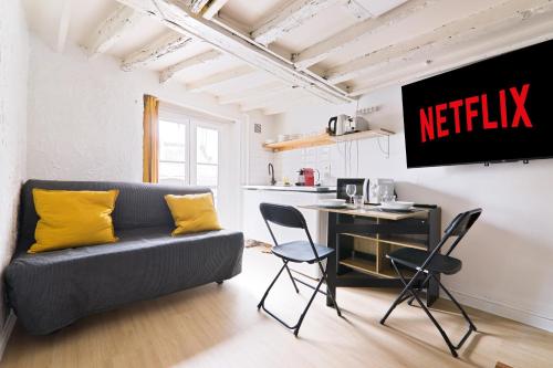 Studio Appartement Quartier Saint-Michel Notre-Dame 3 Free Netflix