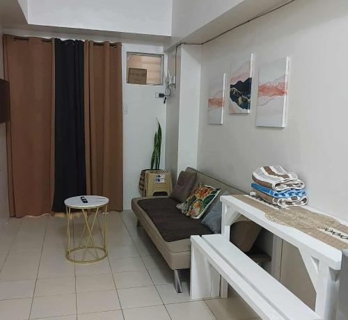 Χώρος καθιστικού στο Cozy City Stay in Baguio