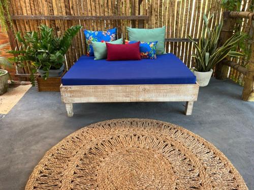 Et opholdsområde på Lounge Vila Tatajuba