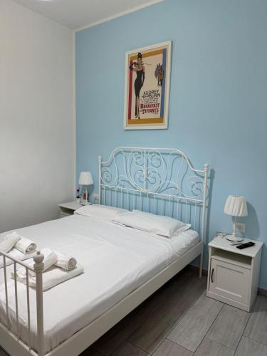 Postel nebo postele na pokoji v ubytování Le Tre Borghesi