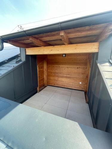Un balcón o terraza de Ferienwohnung Seebach