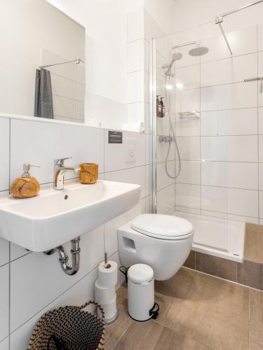 Bilik mandi di Global Living I Jena Markplatz