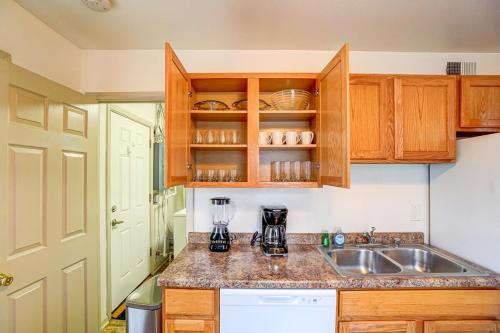 a kitchen with a sink and a counter top at 30 Day Minimum - Entire House - Washer & Dryer and AC in Middleton