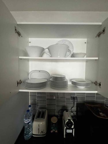 Kuchyň nebo kuchyňský kout v ubytování Luna Loft