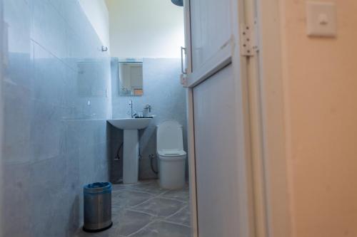 Koupelna v ubytování Hotel Yatri Niwas