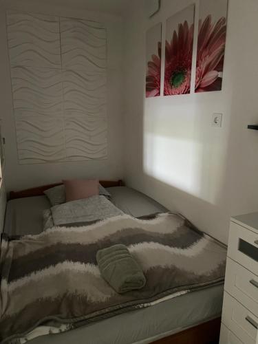 Postel nebo postele na pokoji v ubytování Onix -Orfű Aqua Apartman