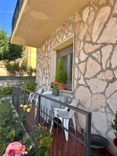 Balkoni atau teres di Affittacamere La Dimora dei Nonni