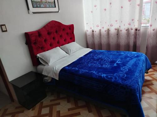 Katil atau katil-katil dalam bilik di Hostal Casa Blanca