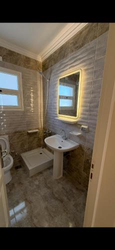 Koupelna v ubytování cozy apartment