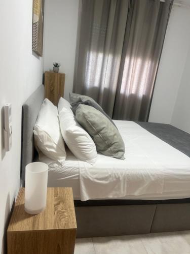 Katil atau katil-katil dalam bilik di Apartamento La Timba