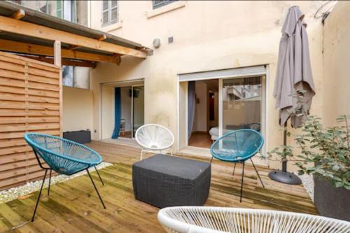 Loft 2 min Gare Saint Charles ,2 chambres 6p