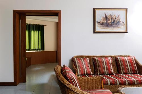Χώρος καθιστικού στο Central Place Hotel
