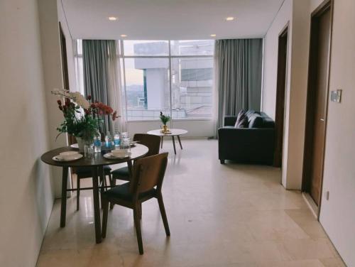 Posezení v ubytování Vortex Galaxy Suites KL