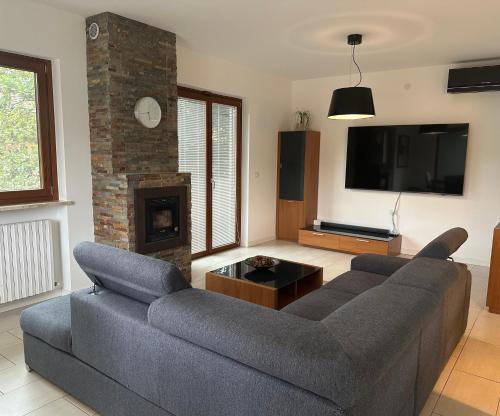 TV a/nebo společenská místnost v ubytování Ciconi Apartment