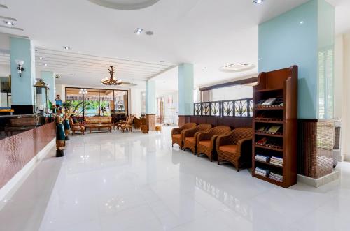 Χώρος καθιστικού στο Central Place Hotel