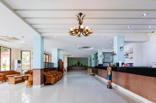 Χώρος καθιστικού στο Central Place Hotel