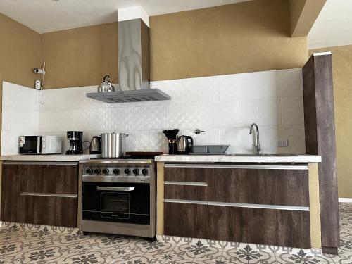 Η κουζίνα ή μικρή κουζίνα στο La Luján Ayres de Campo