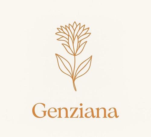 a logo for a company with a cannabis plant at La Trita in Bussi sul Tirino