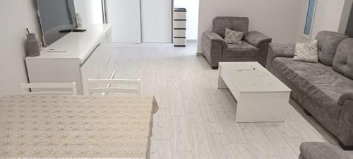 Χώρος καθιστικού στο Luxueux f4 au cœur d Alger
