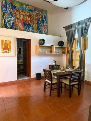 Η κουζίνα ή μικρή κουζίνα στο Departamento Yotao