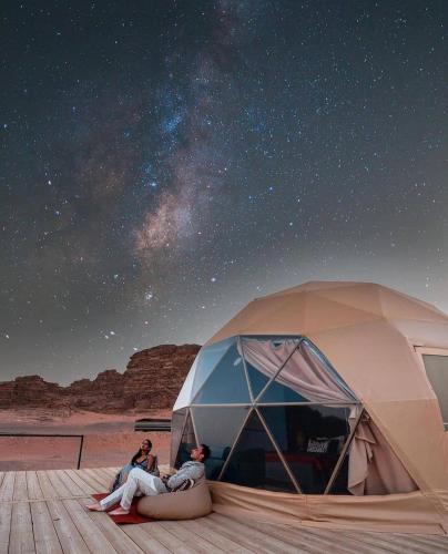 Clients de RUM Bubble lUXURY CAMP