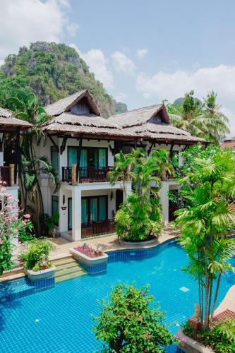 an image of a resort with a swimming pool at Railay Village Resort and Spa in Railay Beach