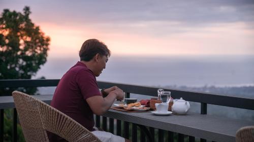 Jídlo v vily nebo okolí