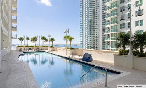 Brickell Luxe - Best Balcony - 32nd Fl - Luxe Waterfront & City Views - Furnished Balcony - Walk-Water-WiFi photo 6