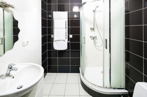 Koupelna v ubytování Apartment Fedkovycha