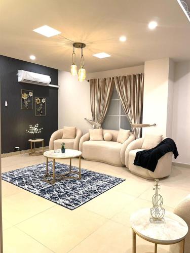 Χώρος καθιστικού στο De Tabies Luxury Suites